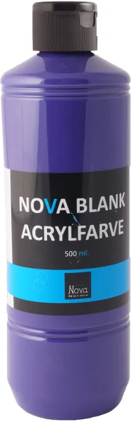 Nova Acrylfarbe Glänzend 500 ml. Lila