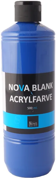 Nova Acrylfarbe Glänzend 500 ml. Blau