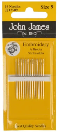 John James Sticknadeln Größe 9 - 16 Stück