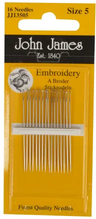 John James Sticknadeln Größe 5 - 16 Stück