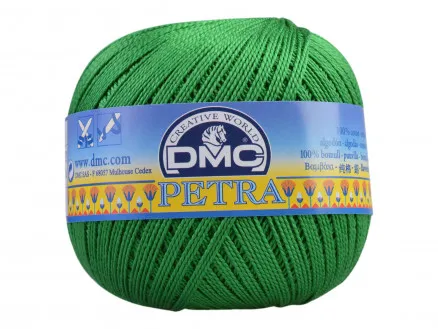 DMC Petra Nr. 5 Häkelgarn Unicolor 5700 Dunkelgrün
