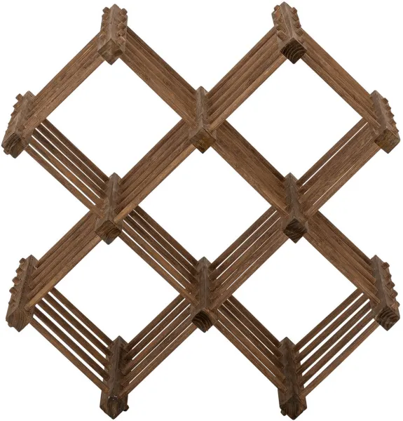 BLOOMINGVILLE Lucas Weinregal, mit 5 Fächern - natur Bambus